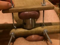 [ Shit Sex ] Thick big balls gets crushed while shitting